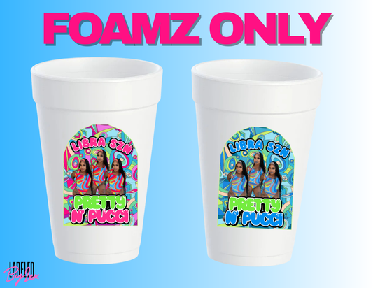 CUSTOM FOAM CUPS