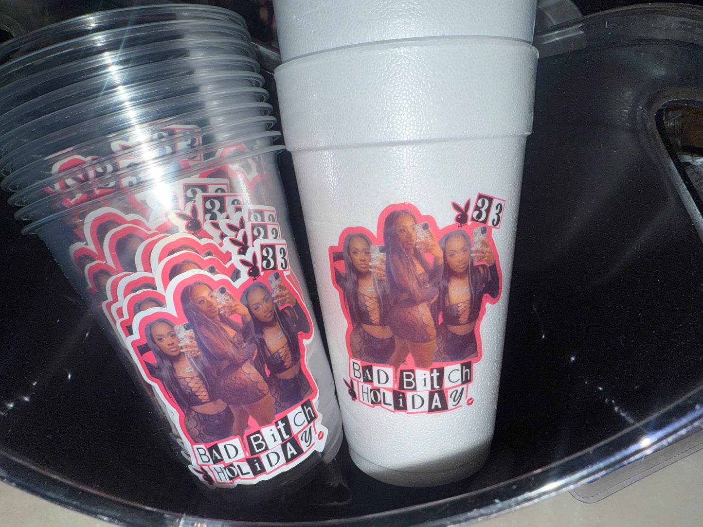 CUSTOM FOAM CUPS