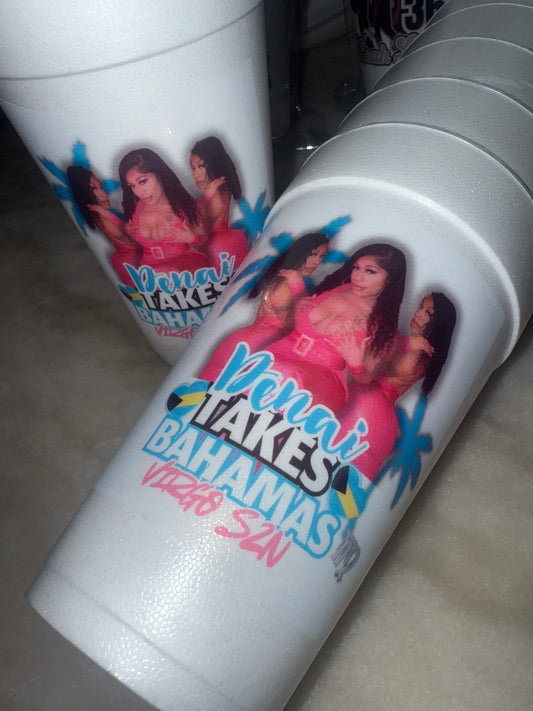 CUSTOM FOAM CUPS